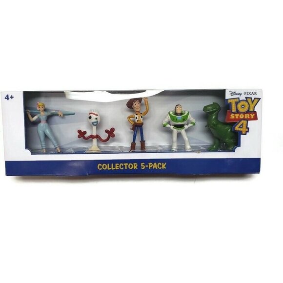 Disney Pixar Toy Story 4 Collector 5 Pack Woody Bo Peep Buzz Lightyear Forky Rex - Picture 1 of 2